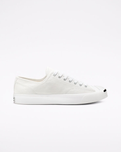 Converse Jack Purcell Canvas Férfi Rövidszárú Fekete/Fehér | AQDWPBX-HU